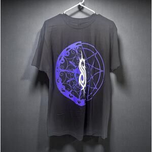 ☀️Slipknot 100% Cotton Short Sleeve Graphic Band Tee Black/Purple Men's L NWOT